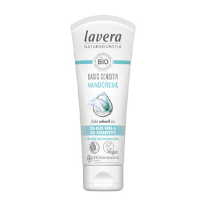 Lavera - Basis Sensitive Hand Cream with Organic Aloe & Shea Butter, 75ml