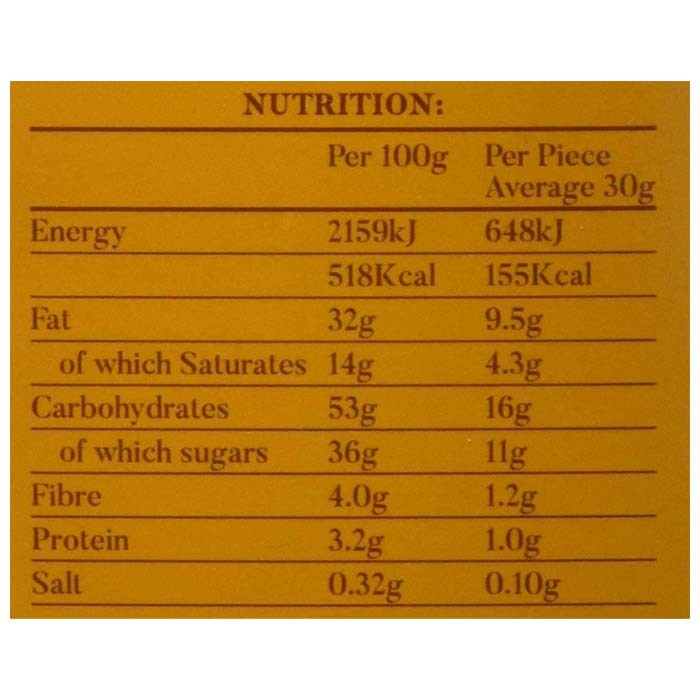 Lazy Day Foods - Chocolate Orange Slice, 150g - back