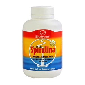 Lifestream - Spirulina Vegicaps 400mg, 200 Capsules
