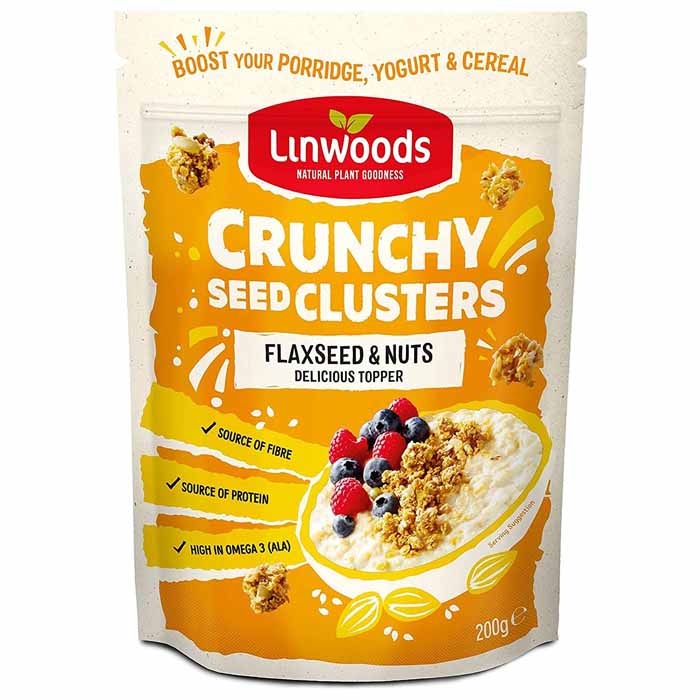 Linwoods - Crunchy Seed Clusters - Flaxseed & Nuts, 200g