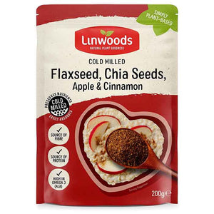 Linwoods - Milled Flaxseed, Chia, Apple & Cinnamon, 200g