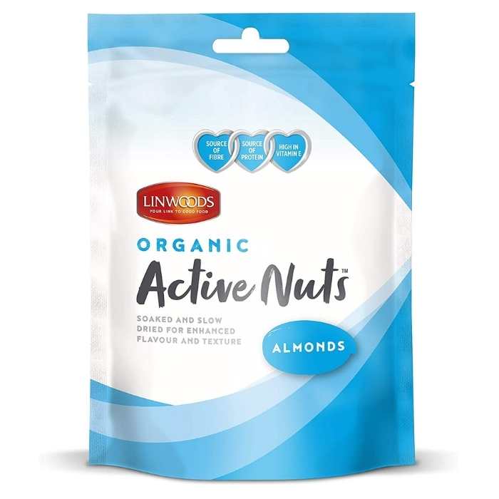 Linwoods - Organic Active Almonds, 70g - front