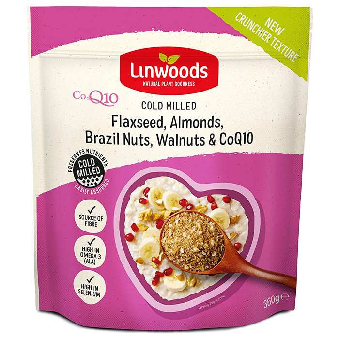 Linwoods - Organic Flaxseed, Almonds, Brazil Nuts, Walnuts & Co-Enzyme Q10, 360g