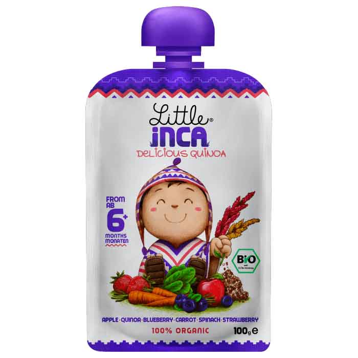 Little Inca - Organic Quinoa Baby Food - Yummy Purple, 100g  Pack of 10