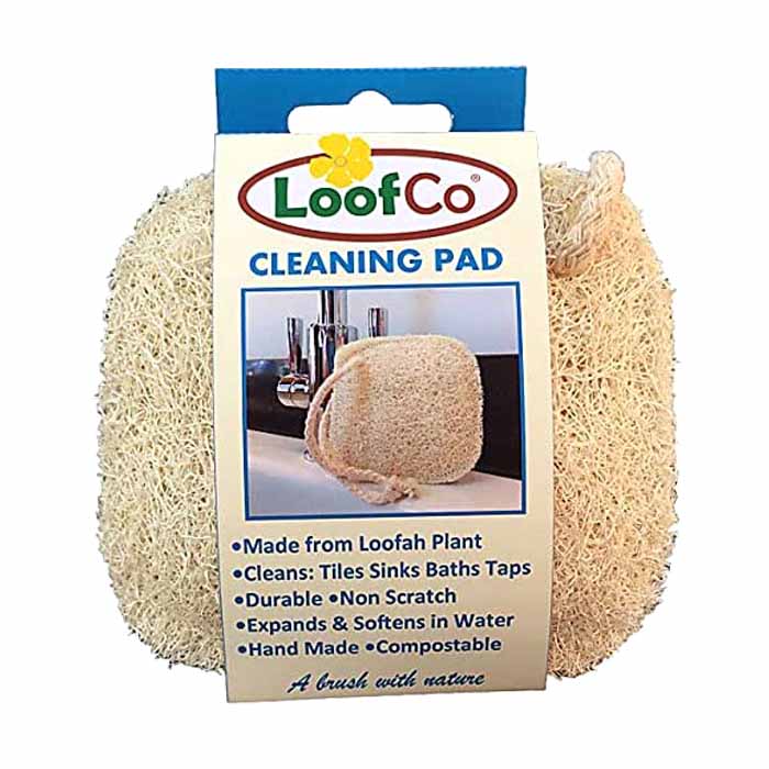 LoofCo - Loofa Cleaning Pads (For Surfaces, Tiles & Sinks) - Single