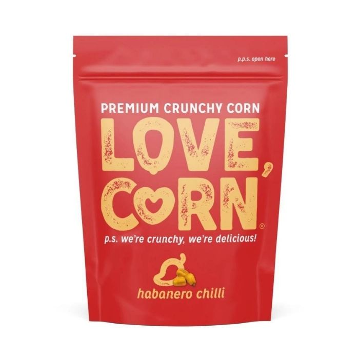 Love Corn - Premium Crunchy Habanero Chilli (45g) - front