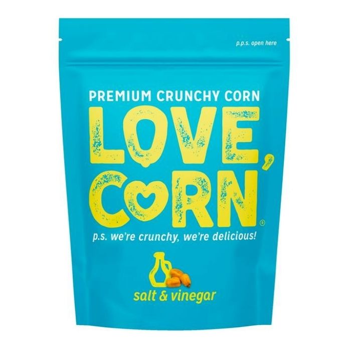 Love Corn - Premium Crunchy Salt & Vinegar (45g) - front