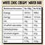 Love Raw - Cre&m Filled Wafer White Chocolate Bars, 44g  Pack of 12 - back