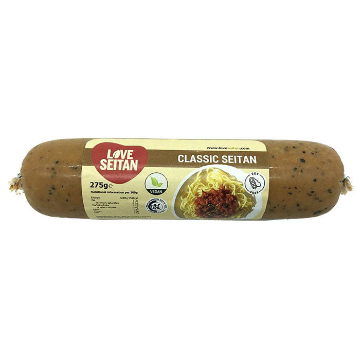 Love Seitan Classic Seitan Chub, 275g Buy Online at PlantX! PlantX UK