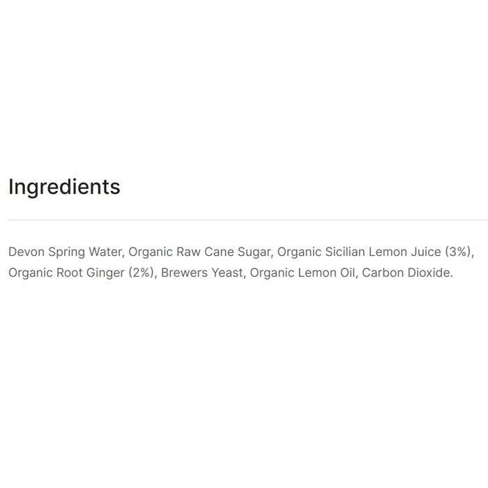 Luscombe - Organic Cool Ginger Beer, 27cl - back