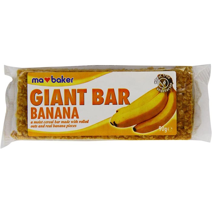 Ma Baker - Giant Bars, 90g , Banana