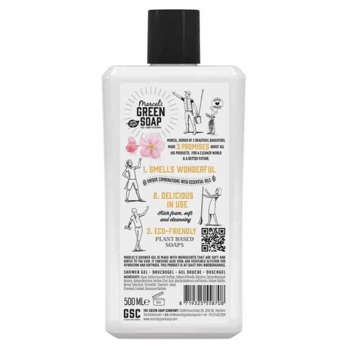 Marcel's Green Soap - 2in1 Shampoo vanilla cherry blossom back