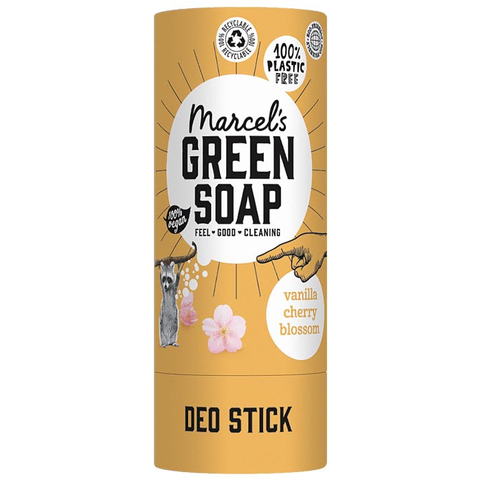 Marcels Green Soap - Deodorant Stick Tonka & Muguet - Vanilla & Cherry Blossom, 40g