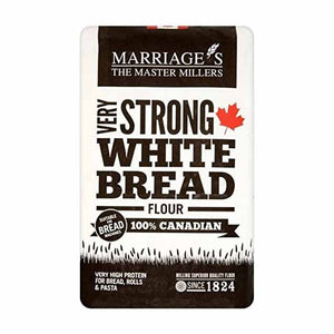 Marriage's - 100% Very Strong Canadian White Flour, 1.5kg | Multiple Sizes