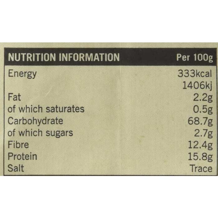 Marriage's - 100% Very Strong Canadian Wholemeal Flour, 1.5kg (5 Pack) - Back