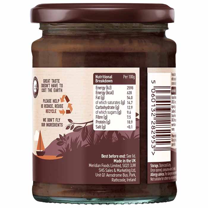 Meridian Foods - Cocoa and Peanut Butter, 280g - back