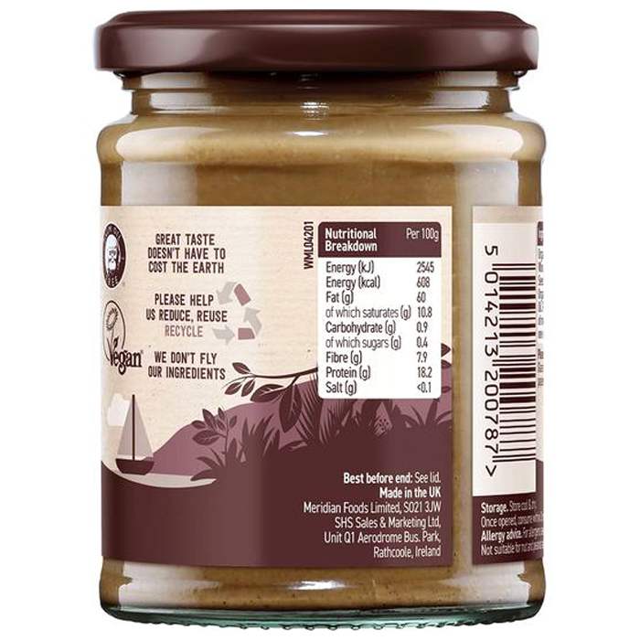 Meridian Foods - Dark Tahini , 270g - back