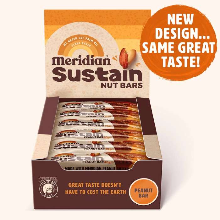 Meridian Foods - Peanut Bar Original, 40g pack