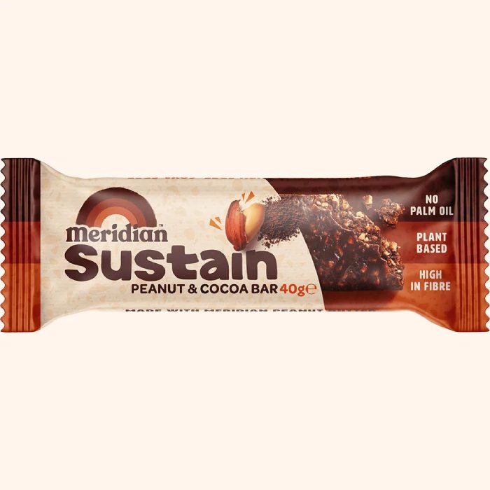 Meridian Foods - Peanut Bar Peanut & Cocoa, 40g