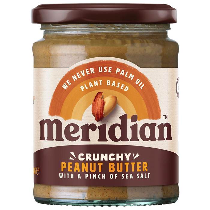Meridian Foods - Peanut Butter Crunchy With a Pinch of Salt ,280g