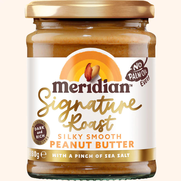 Meridian Foods - Signature Roast Peanut Butter Silky Smooth, 280g
