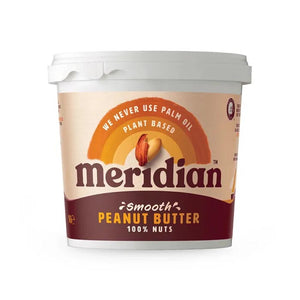 Meridian Foods - Smooth Peanut Butter 100% Nuts, 1kg
