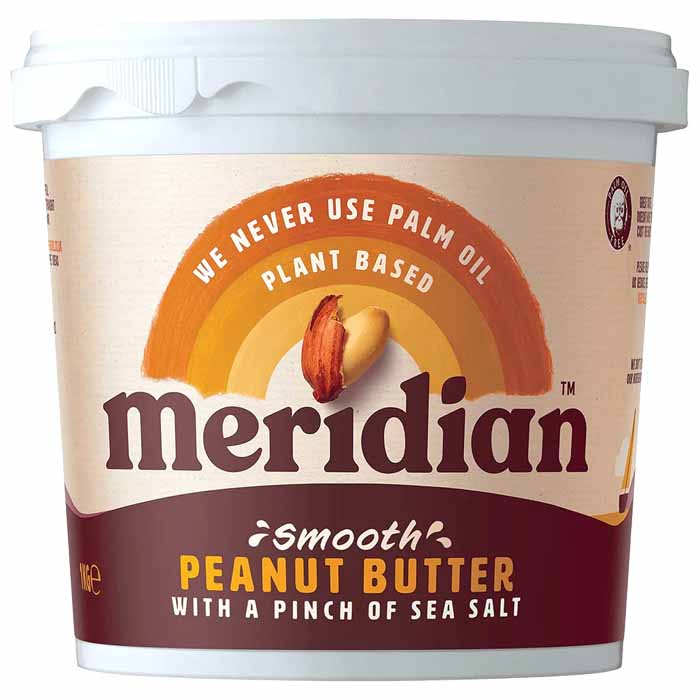 Meridian Foods - Smooth Peanut Butter with a Pinch of Salt ,1kg