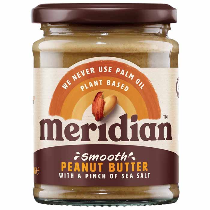 Meridian Foods - Smooth Peanut Butter with a Pinch of Salt ,Organic - 280g 