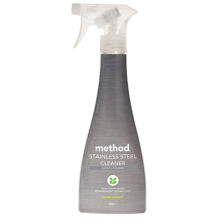 Method Stainless Steel Cleaner Apple Orchard, 354ml PlantX UK