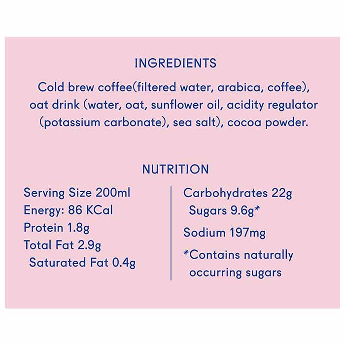 Minor Figures - Oat Mlk Mocha, 1L - back
