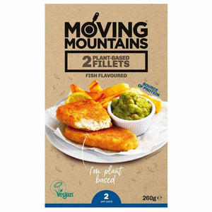 Moving Mountains® - Plant Based Fish Fillet, 130g (2 Pack) | Pack of 6
