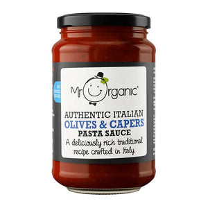 Mr Organic - Organic Olives & Capers Pasta Sauce No Added Sugar, 350g