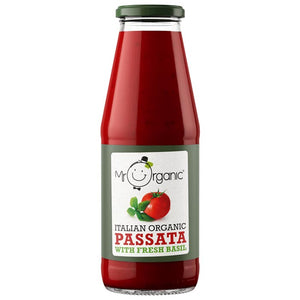 Mr Organic - Organic Passata with Fresh Basil, 690g