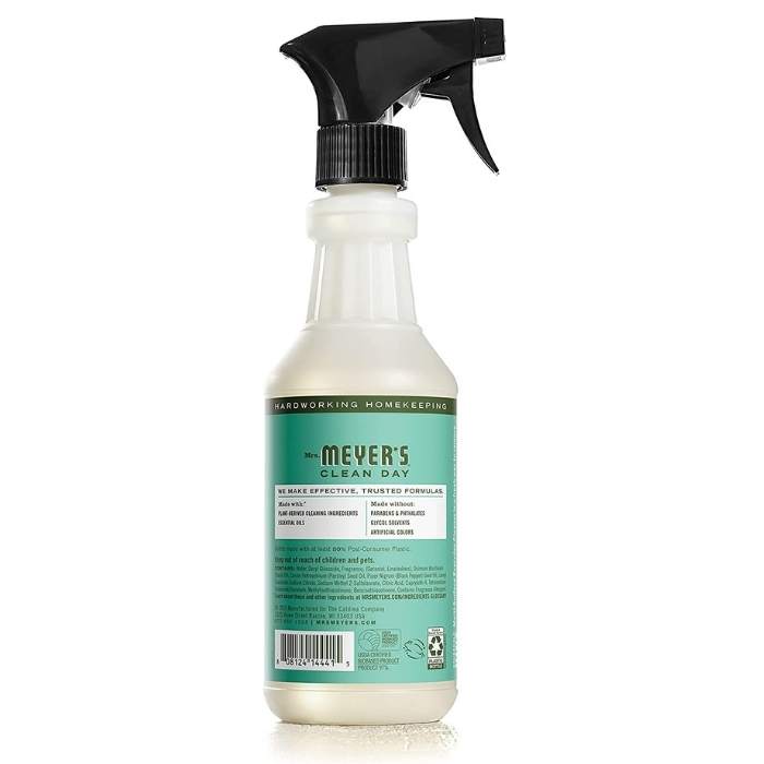 Mrs Meyer's Clean Day - Multi-Surface Cleaner Basil, 473ml - back