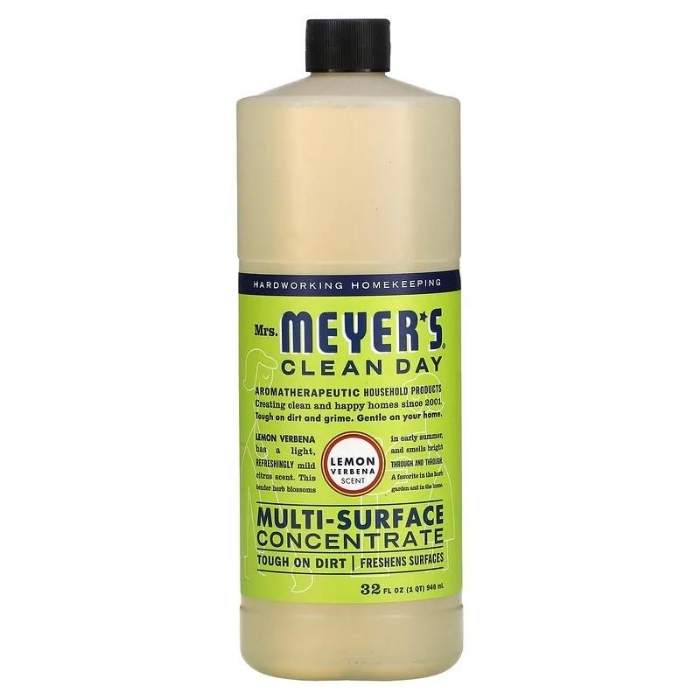 Mrs Meyer's Clean Day - Multi-Surface Concentrate Lemon Verbena, 946ml - FRONT