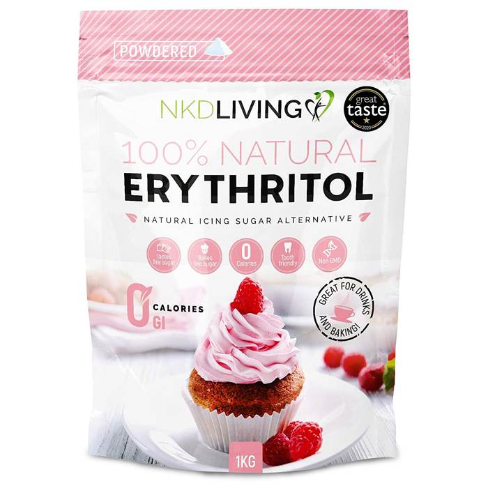 NKD Living - Erythritol , Powdered - 1kg