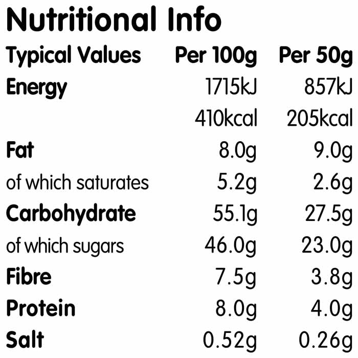 Nakd - Chocolish Raw Fruit, Nut & Cocoa Bars - Peanut (16-Pack), 50g - back