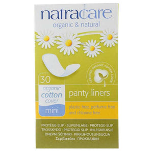 Natracare - Mini Panty Liners, 30 Liners