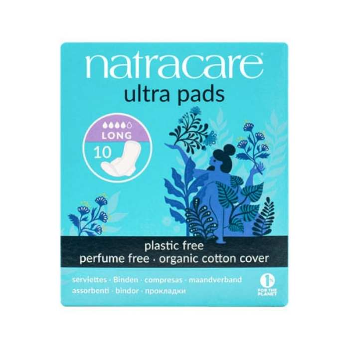 Natracare - Organic Cotton Ultra Pads - Long With Wings