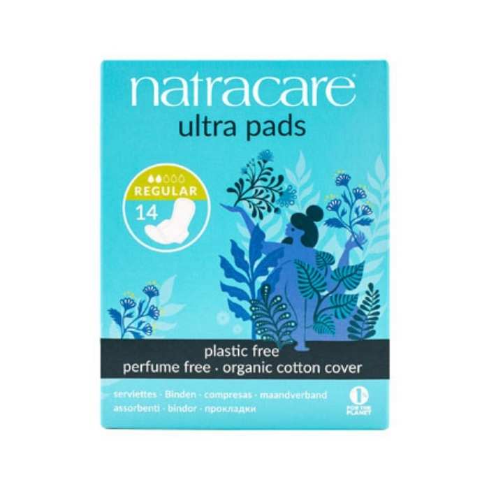 Natracare - Organic Cotton Ultra Pads - Regular With Wings