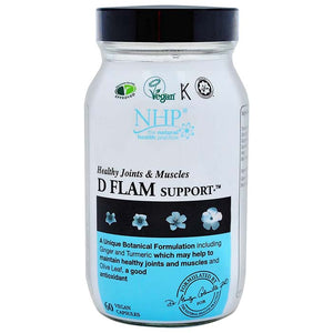 Natural Health Practice - D-Flam Support for Healthy Joints, 60 Capsules