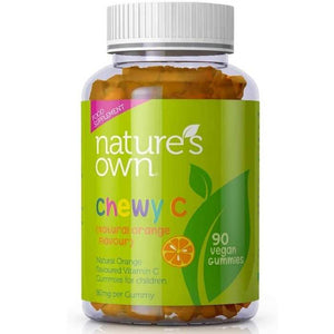 Nature's Own - Chewy C - Orange Flavoured Vitamin C Vegan Gummies, 90 Count