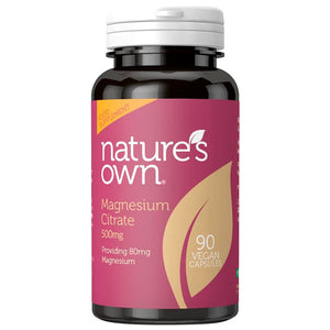 Nature's Own - Magnesium Citrate 500mg, 90 Capsules