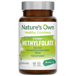 Nature's Own - Methylfolate Folic Acid 400ug, 30 Capsules