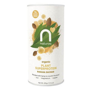 Naturya - Organic Plant Superprotein Banana Baobab, 210g