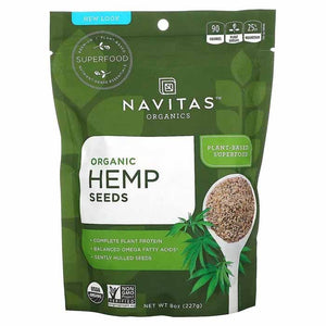 Navitas Organics - Hulled Hemp Seeds, 227g