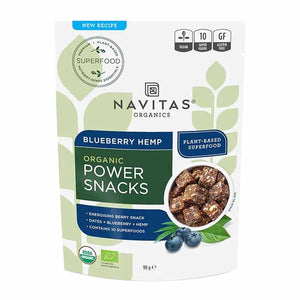Navitas Organics - Power Snacks Blueberry Hemp, 99g