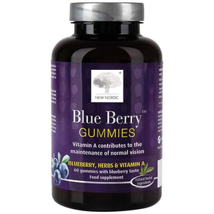 New Nordic - Blue Berry Gummies, 60 Gummies