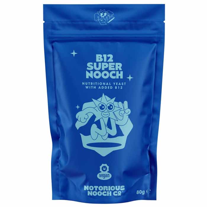 Notorious Nooch - B12 Organic Yeast Flakes Super, 80g