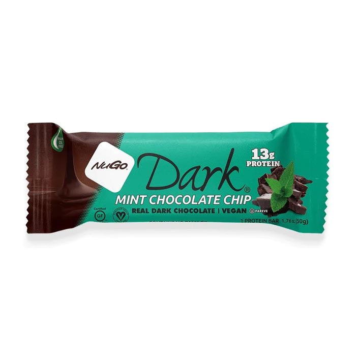 NuGo Nutrition - NuGo Dark Nutrition Gluten-Free Protein Bars - Mint Chocolate (1-Pack), 50g